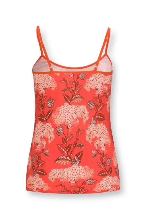Mouwloze Top Flora Firenze Koraal