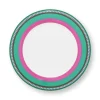 Pip Chique Stripes Dinerbord Roze/Groen 28Cm