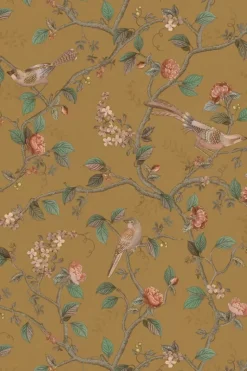 Pip Studio Good Nightingale Vliesbehang Oker