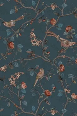 Pip Studio Good Nightingale Vliesbehang Donker