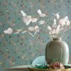 Pip Studio Good Nightingale Vliesbehang Petrol