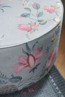 Poef Large Fleur Grandeur Groen
