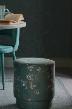 Poef Medium Kawai Flower Groen
