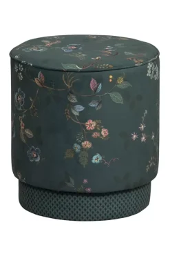 Poef Medium Kawai Flower Groen