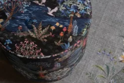 Poef Medium Pip Garden Donkerblauw