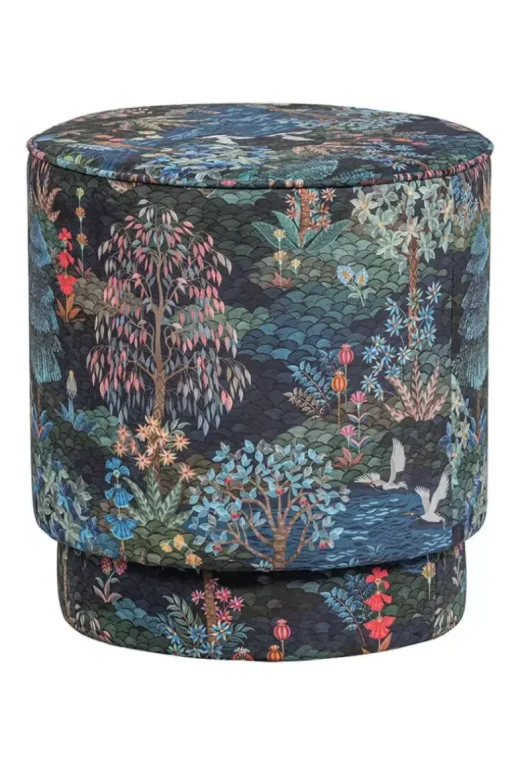 Poef Medium Pip Garden Donkerblauw