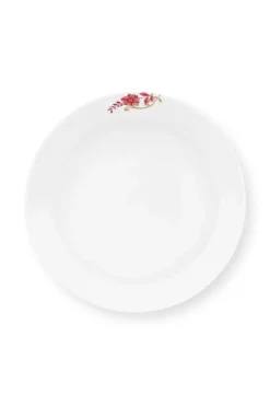 Royal Stripes Diep Bord Donkerroze 21.5Cm