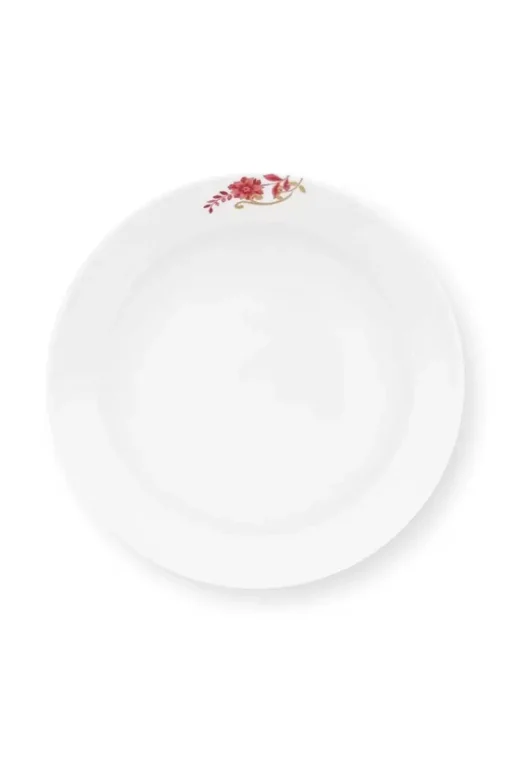 Royal Stripes Diep Bord Donkerroze 21.5Cm