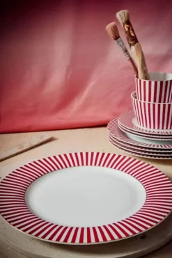 Royal Stripes Dinerbord Donker 26.5Cm