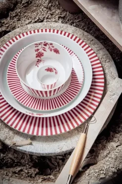 Royal Stripes Dinerbord Donker 26.5Cm