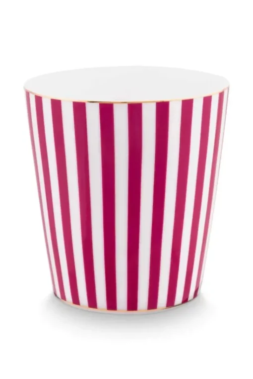 Royal Stripes Mok & Theetip Donker