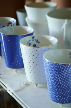 Royal Stripes Mok Dots