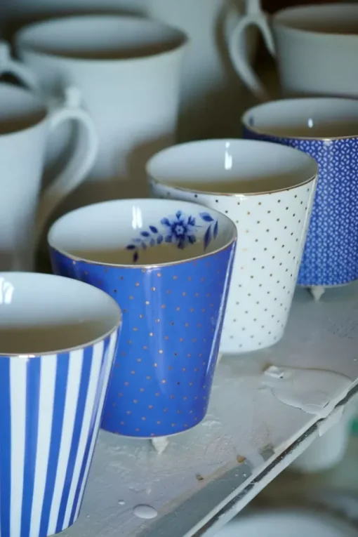 Royal Stripes Mok Dots