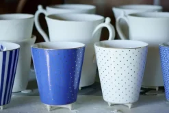 Royal Stripes Mok Dots