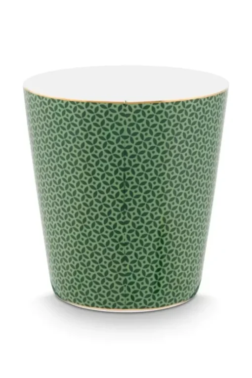 Royal Stripes Mok Tegels & Theetip Groen