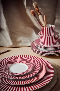 Royal Stripes Ontbijtbord Donker 21Cm