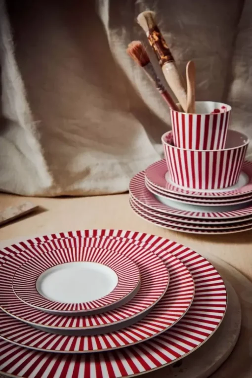 Royal Stripes Ontbijtbord Donker 21Cm