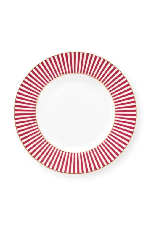 Royal Stripes Petit Four Donkerroze 12Cm