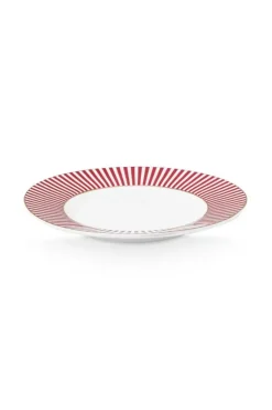 Royal Stripes Petit Four Donkerroze 12Cm