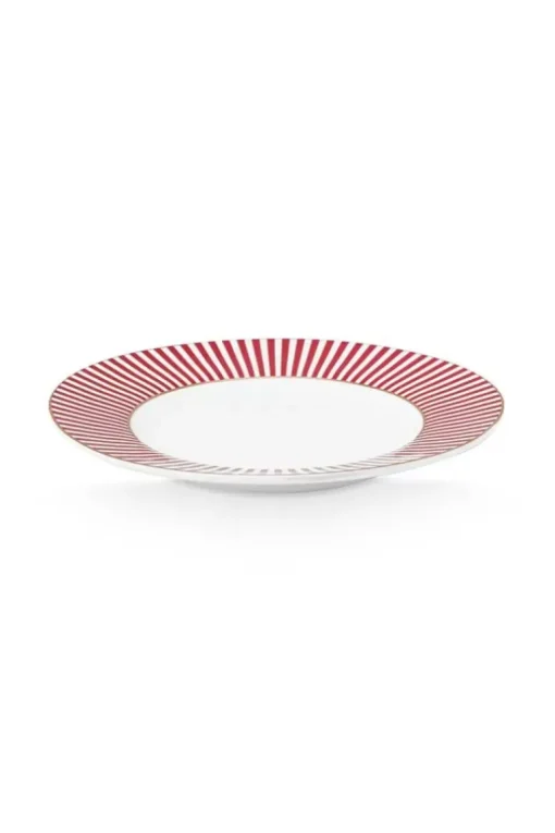 Royal Stripes Petit Four Donkerroze 12Cm