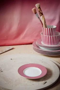 Royal Stripes Petit Four Donkerroze 12Cm