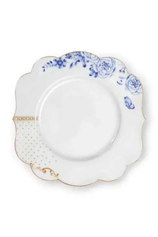 Royal White Ontbijtbord Golden Dots 23,5 Cm
