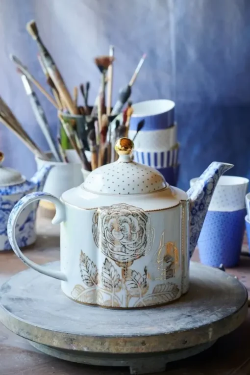 Royal White Theepot