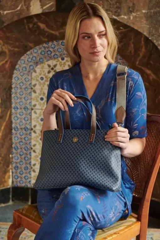Shopper Klein Suki Blauw