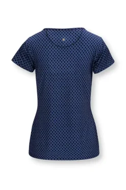 Sport Top Korte Mouw Suki Kobalt
