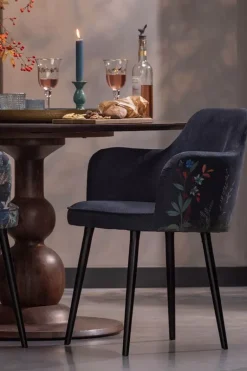 Stoel Flirting Birds Blauw