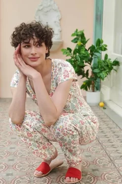 Top Korte Mouw Primavera Wit