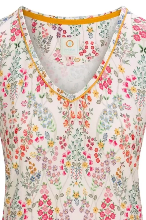 Top Korte Mouw Primavera Wit