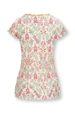 Top Korte Mouw Primavera Wit