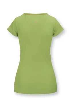 Top Korte Mouw Solid Licht