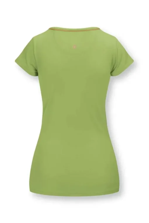 Top Korte Mouw Solid Licht