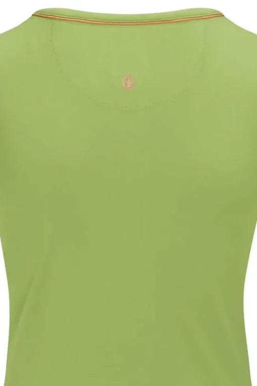 Top Korte Mouw Solid Licht