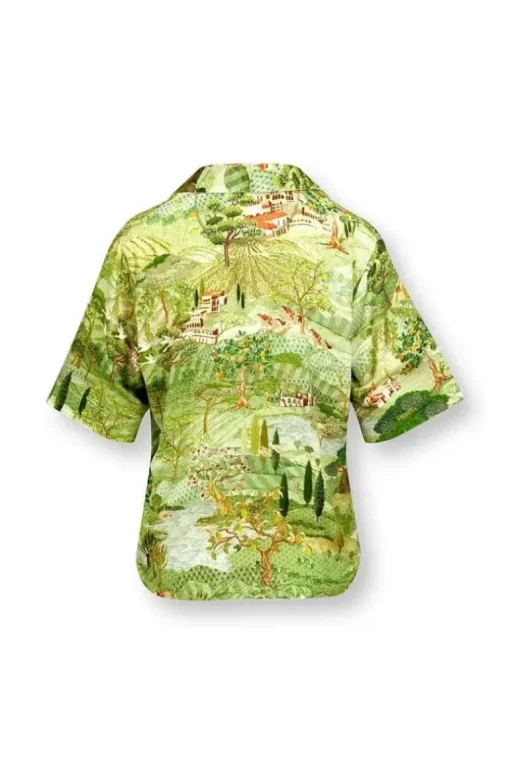 Top Korte Mouw Toscana Groen