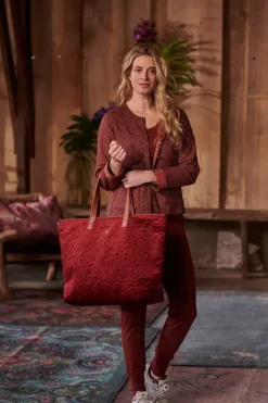Tote Bag Velvet Quiltey Days