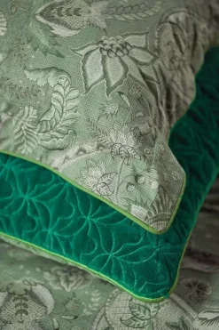 Vierkant Sierkussen Kyoto Nights Groen