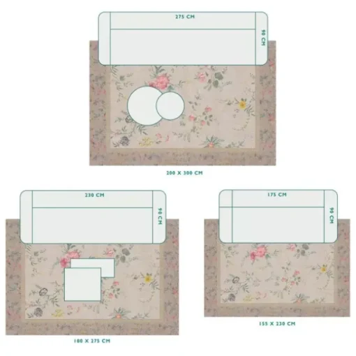 Vloerkleed Fleur Grandeur By Pip