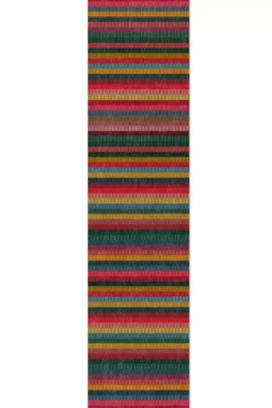 Vloerkleed Loper Jacquard Stripes By Pip Multi