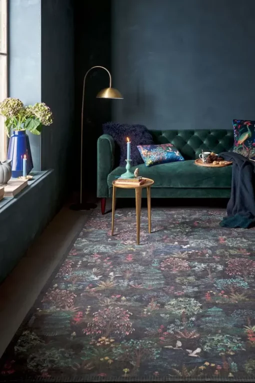Vloerkleed Pip Garden By Pip Donkerblauw