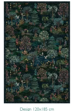 Vloerkleed Pip Garden By Pip Donkerblauw