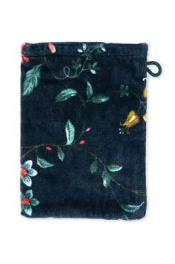 Washandje Set/3 Les Fleurs Donker 16X22 Cm