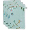 Washandje Set/3 Les Fleurs 16X22 Cm