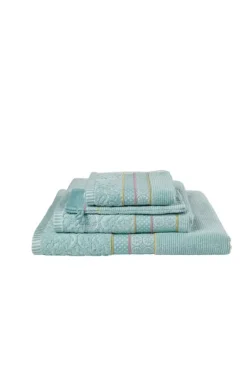 Washandje Set/3 Soft Zellige Blue 16X22 Cm