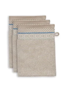 Washandje Set/3 Soft Zellige 16X22 Cm