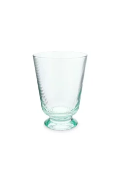 Water Glas Gedraaid Blauw
