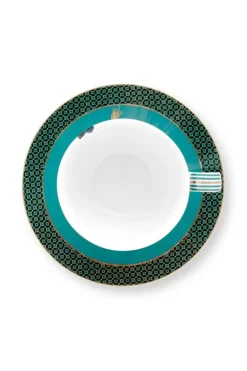 Winter Wonderland Cappuccino Kop & Schotel Groen