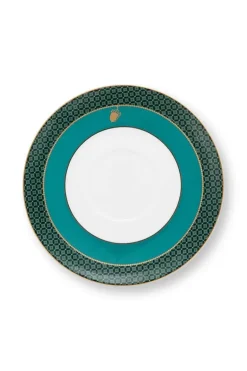 Winter Wonderland Cappuccino Kop & Schotel Groen